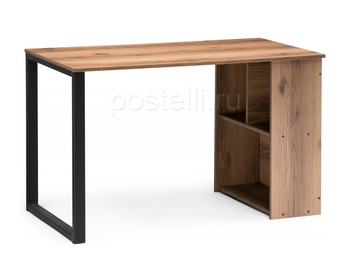Письменный стол Битти Лофт дуб делано темный/черный матовый (Арт. 489671)