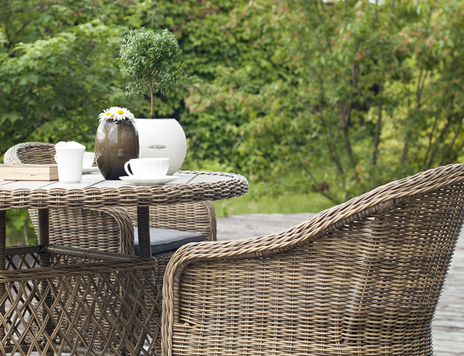 Кресло из ротанга 4SIS Равенна соломенный (Арт.YH-C1103W)