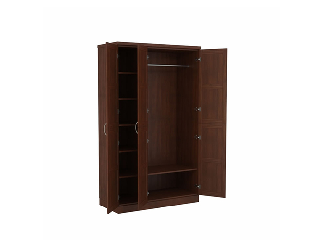 Шкаф распашной 3-х створчатый Варна Комби Тополь