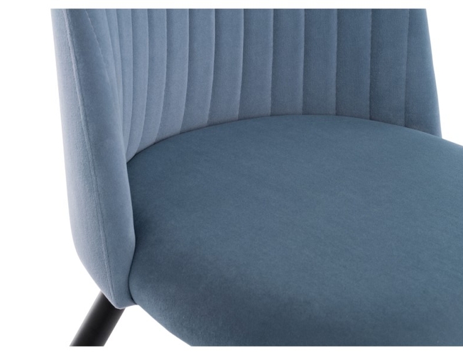 Стул на металлокаркасе Gabi blue/black (Арт.15112)