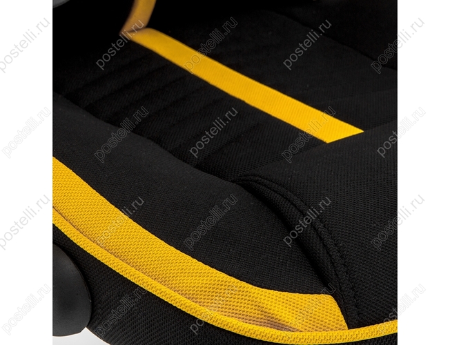 Игровое кресло Plast черный/желтый (Арт. 11322)