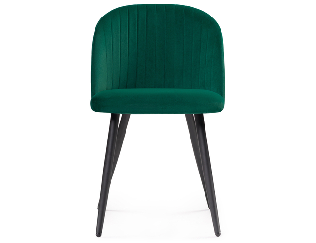 Стул на металлокаркасе Gabi 1 dark green/black (Арт.15352)